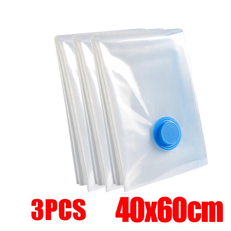 4pcs Thickened Vacuum Compression Bag, Transparent Quilt Vacuum Bag, Storage Bag, Household Clothing Storage And Sorting Bag