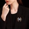 Süße Krabben Brosche für Damen Herren Vintage Krabbe Emaille Anstecknadel Meeres Tier Brosche für Jacken Hüte Schals Taschen