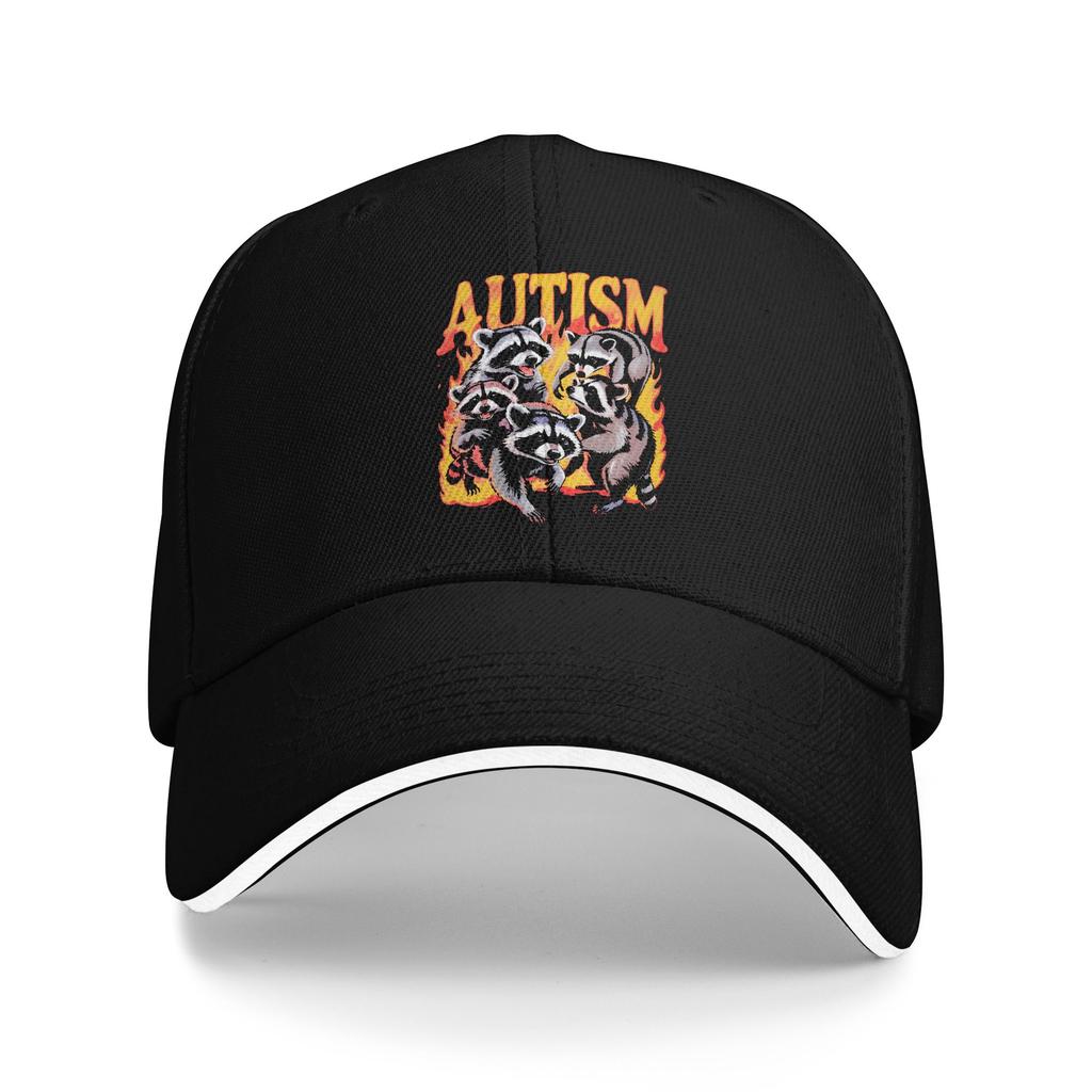 Custom Autism Guitar Skeleton Rock Meme Baseball Cap Outdoor WoUnisex Unisexs Adjustable  Dad Hat Autumn Snapback Hats