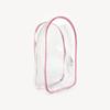 Colorful Transparent Protector Case Organizer Box for 17cm Labubu Plush Dolls Outdoor Display Bag With Keychain Doll Accessories