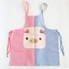 Kitchen Apron with Soft Strap Pig Pattern Polyester Easy to Clean Cooking Bib for Baking