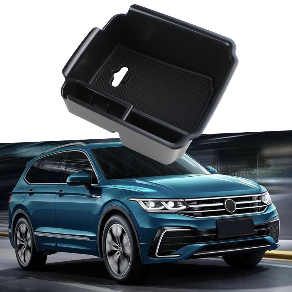 Car Armrest Storage Box Tray for Volkswagen Taos 2025 - 2025 Tiguan MK2 17-22 Storage Box Center Console Organizer Accessories