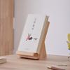 Adjustable Solid Wood Book Display Stand for Library or Bookstore