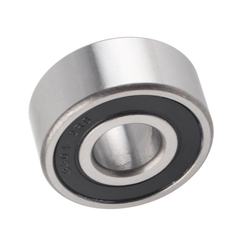 3304-2RS Double Row Angular Contact Ball Bearing Low Noise Cylindrical Roller Bearings 20x52x22mm