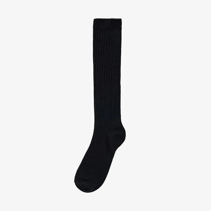 Black women's knee socks