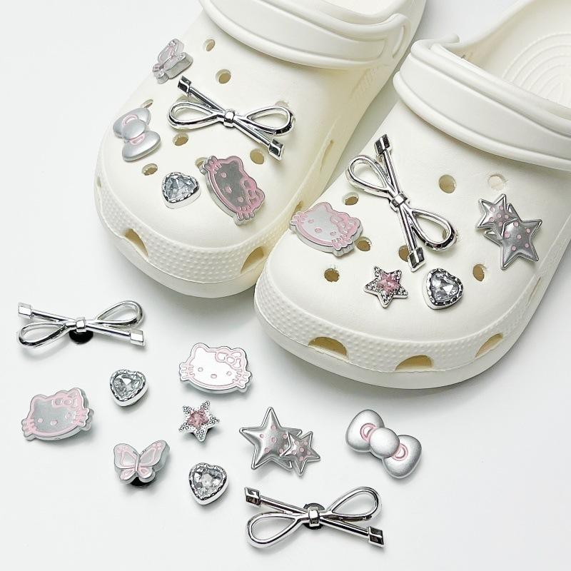10pcs Cute Clog Shoe for Women Men, DIY Fun Decorative Accessories for Sandals