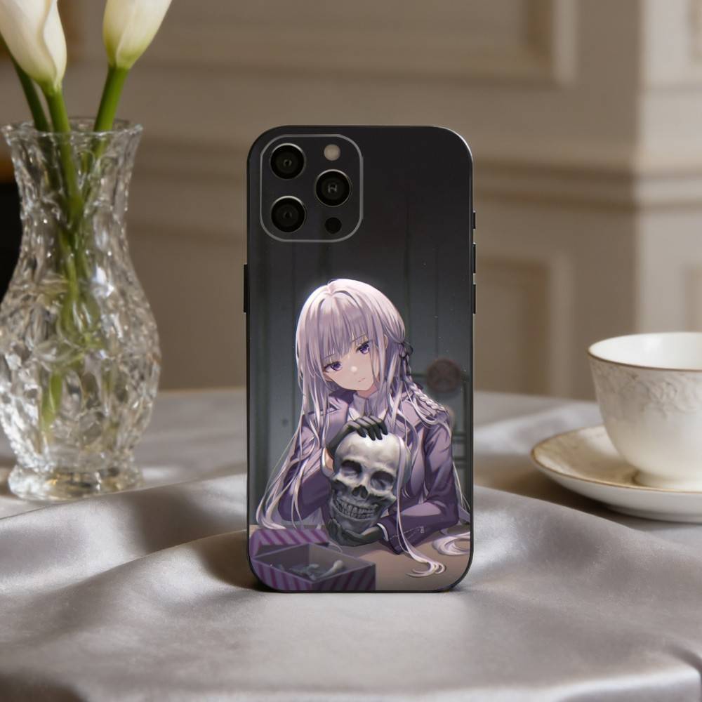K-Kyoko K-Kirigiri Danganronpa Cute Phone Case For iPhone 17pro, 16,15,14,13,12,11 X XR Plus,Others Soft Black Cover