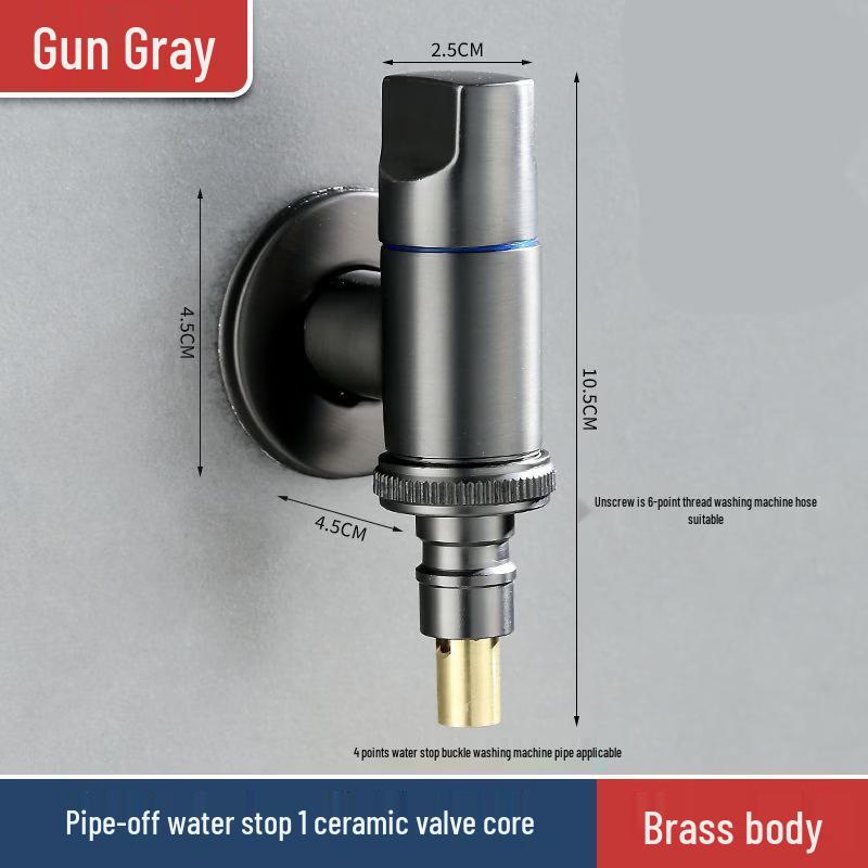 

TLXT Washing Machine Faucet with Automatic Shut-off Valve