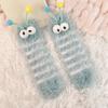 Funny Fuzzy Socks Cute Cartoon Fluffy Slipper Socks Women Men Warm Plush Crew Socks for Indoor Wear Sleep Holidays Birthdays Gift