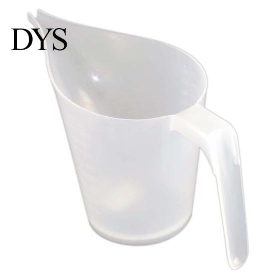 Tazza dosatrice con beccuccio affilato per dolci in plastica da 1000 ml con scala