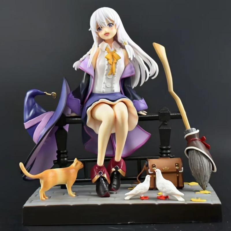 Anime Figure Wandering Witch The Journey of Elaina Action Figure Collectible Model Doll Toys Gifts