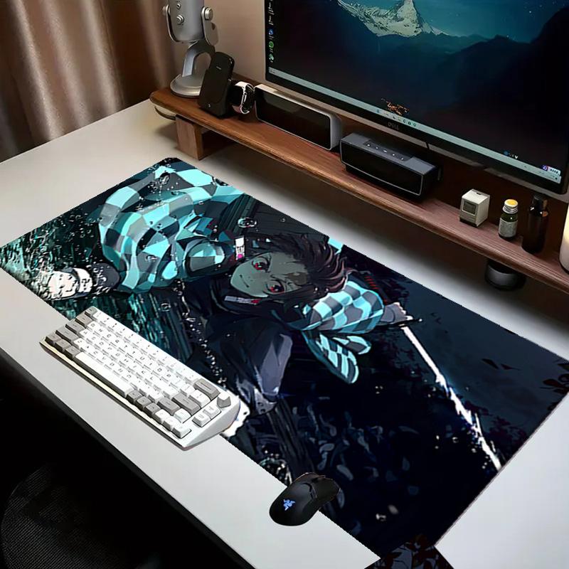 Nightmare Nezuko Slayer Mouse pad Office Desk Mat, Gaming Mouse Pad Mousepad, keyboard pad,Heavy-Duty Non-Slip Rubber Backing, Gift