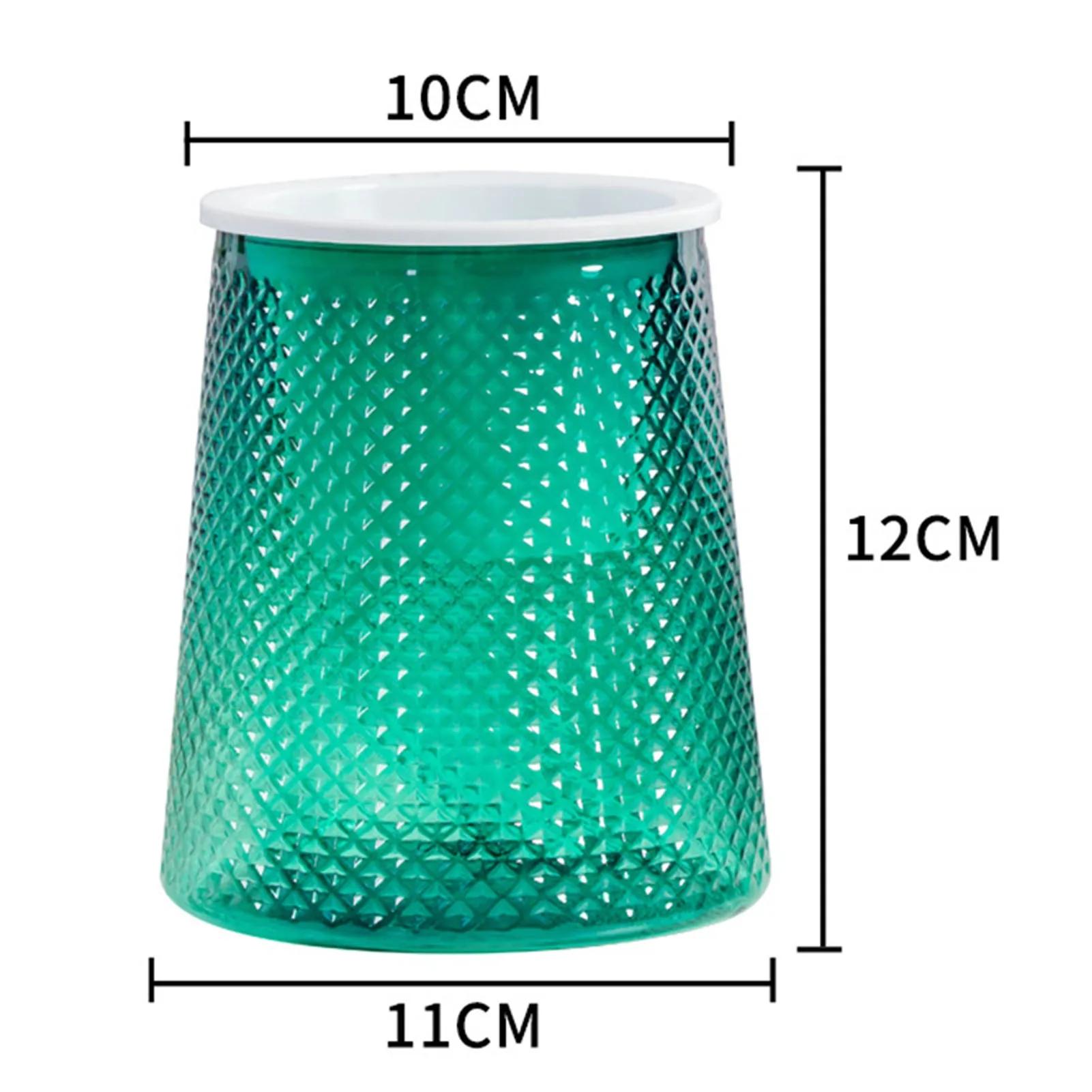 Самополивающийся цветочный горшок Автоматический полив Пластиковый цветочный горшок с ручкой Креативная кашпо Садовые горшки Кашпо Домашнее украшение