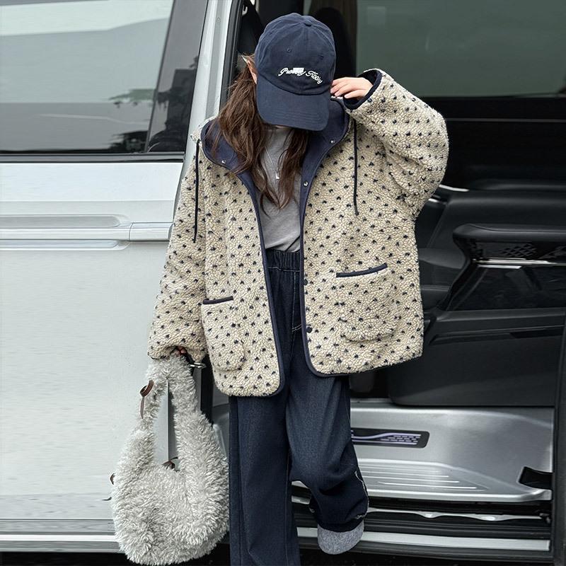 Girls' Winter Fuzzy Sweater & Fleece-Lined Jeans Set 2025 - New Trend for Middle and Big Kids