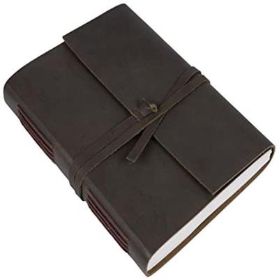 Leather Diary with Plain Paper for Men and Women, Raksha Bandhan Gift As Art Sketchbook, Travel Diary and Notebooks To Write, Best Rakhi Gift