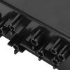 2 in 1 Car Radio Storage Box Multi Purpose ABS Universal 1DIN 2 Layer Black Cup Holder for Collecting Items