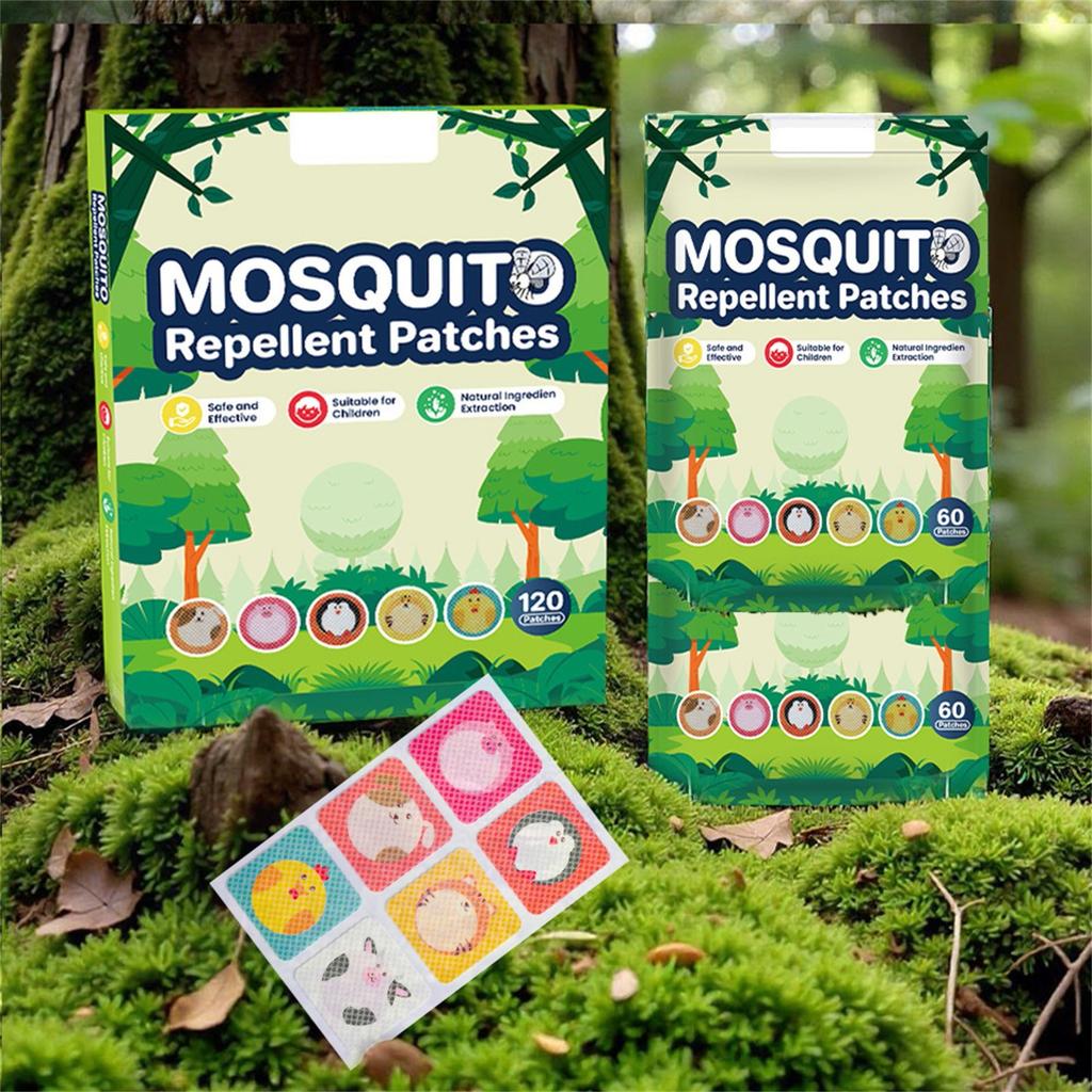 Mugwort Mosquito Summer Outdoor Children's Summer Itching Agent, Skin Agent, Mosquito Bites ,Gentle Fresh Aroma For Adults And Children 120PCS