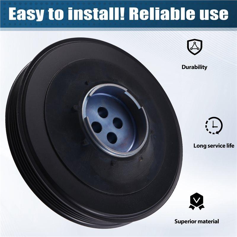 Car Crankshaft Pulley Part Number 11238477129 Designed For Mini R56 R57 R60 Cooper D Cooper SD One D