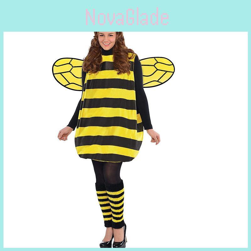 Bee And Ladybug Costume Set With Wings For Childrens Halloween Cosplay Party Fun