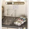 Luxury Double-Layer Pull-Out Cup Holder & Organizer: Kitchen Desktop Multi-Purpose Storage Rack.