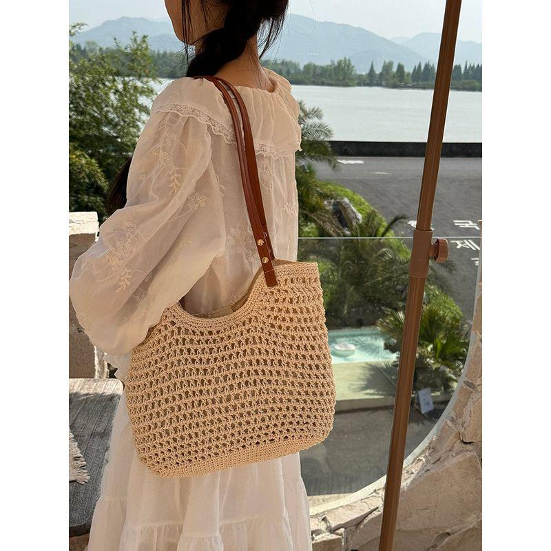 Bag Women's Seaside Holiday Handmade Woven Beach Bag