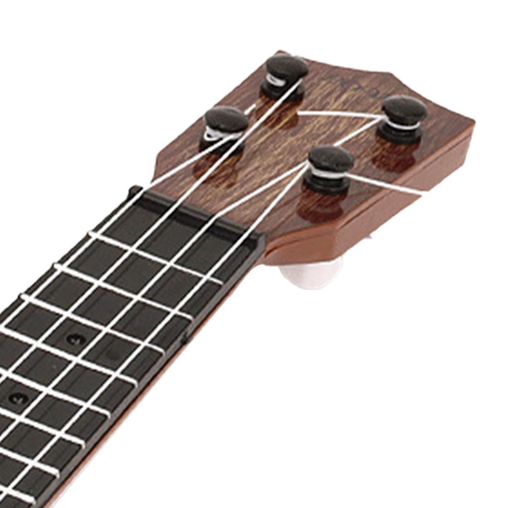 Mini plastová ukulele hračka pro děti, batolata, kytara, klasické ukulele nástroj se 4 strunami pro předškoláky, rané