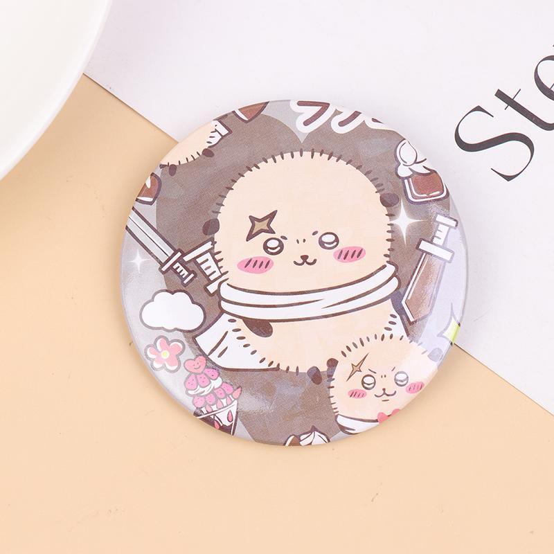 Cartoon Brooch For Kids Gift Enamel Pin Anime Pins Tinplate Chest Badge Hanging Bag Decor