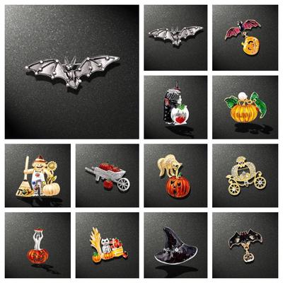 Aleación de Zinc Broche Linterna de Calabaza Fantasma Broche de Halloween Único Niños