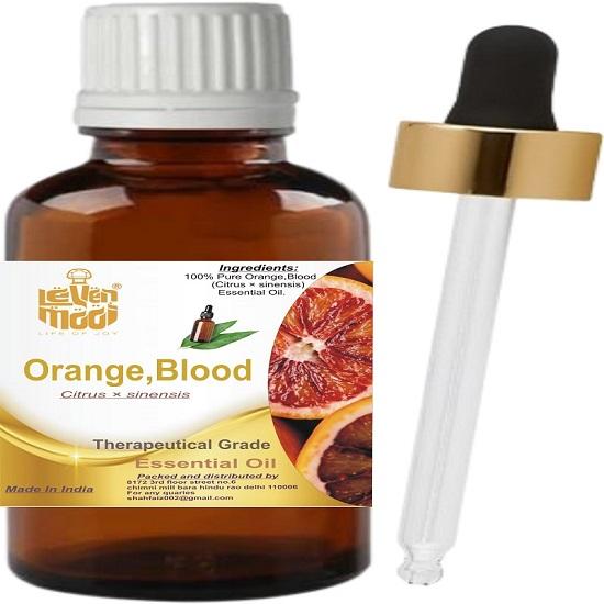 Levenmooi Orange, Blood (Citrus sinensis var. sanguinea) Pure & Natural Therapeutic Grade Essential Oil Glass