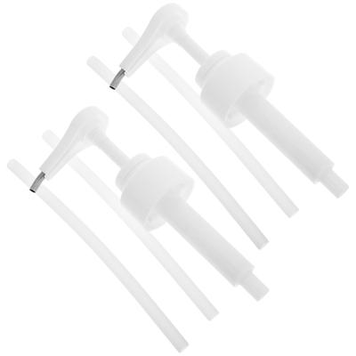 2Pcs Oyster Sauce Pump Dispenser Stainless Steel Squeeze Nozzle Kitchen Condiment Ketchup Soy Sauce Long Lasting Performance