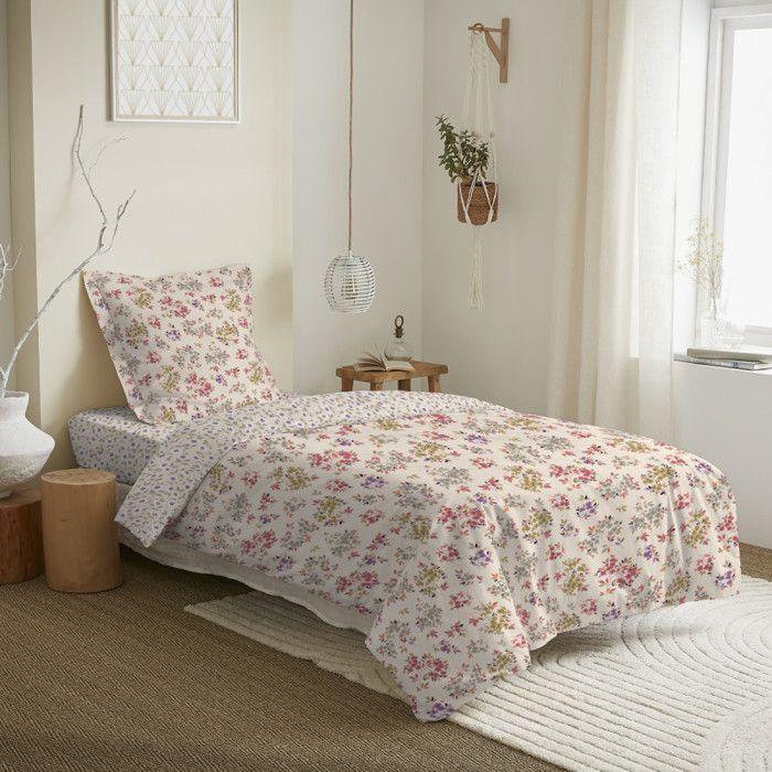 Tanya Multicoloured Reversible Duvet Set for 90 X 190 Cm Bed