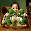 35cm Green Dinosaur Doll Simulation Plush Toy Handmade Doll Cartoon Anime Cute Pillow Cushion Home Decoration Children's Birt
