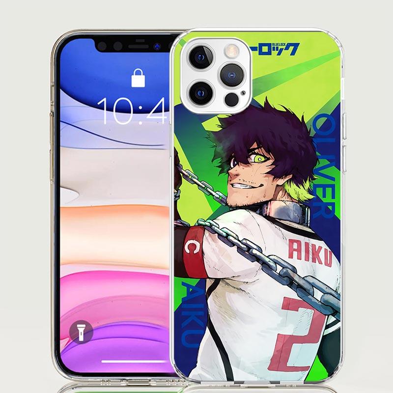 Heißes Anime Blue Lock Handyhülle für Apple iPhone 17 Air 16 15 Plus 14 + 13 Mini 12 11 Pro Max 7 8 SE 16Max Weiche Schutzhülle Coque
