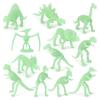 12 Archaeological Excavations Of Dinosaur Skeleton Fossils, Luminous Dinosaur Simulation Animal Model Toys, Static Ornaments