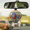 Hot Air Balloon Lantern Decoration Colorful 2d Hot Air Balloon Pendant 2D Acrylic Flat Hot Air Balloon Pendant Love Balloon