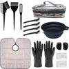 Hair Bleach Coloring Kit - Professional Hair Dye Brush, Comb, Hair Color Bowl, Agitator, Cape, Hairclips Hair Highlighting Tools