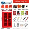 Miniature Fire Station & Emergency Equipment Cabinet