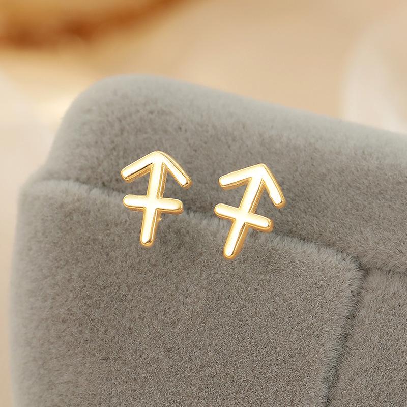 Banyan Tree S925 Silver Zodiac Earrings - Elegant Luxury Design for Women.