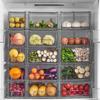Practical Refrigerator Organizers Sealed Drawer Food Container with Lid Transparent Freezer Storage Box Kitchen Supplies