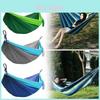 Double Nylon Hammock With Parachute Fabric For Outdoor Camping And Portable Use