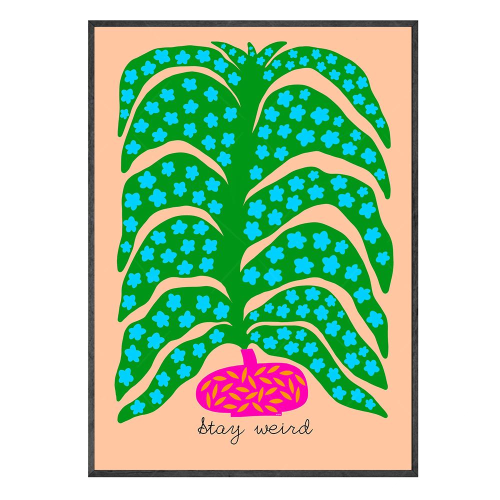 Positivity Kind Girl Quote Posters Art Prints Abstract Pink Flower Canvas Painting Colorful Boho Living Room Home Decor Pictures