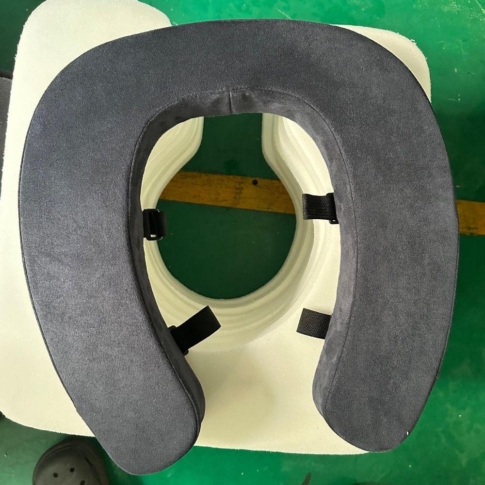 Thick Padded Raised Toilet Seat Cushion Waterproof Washable Heighted Toilet Seat Cover PU Leather High-Density Foam Potty Mat