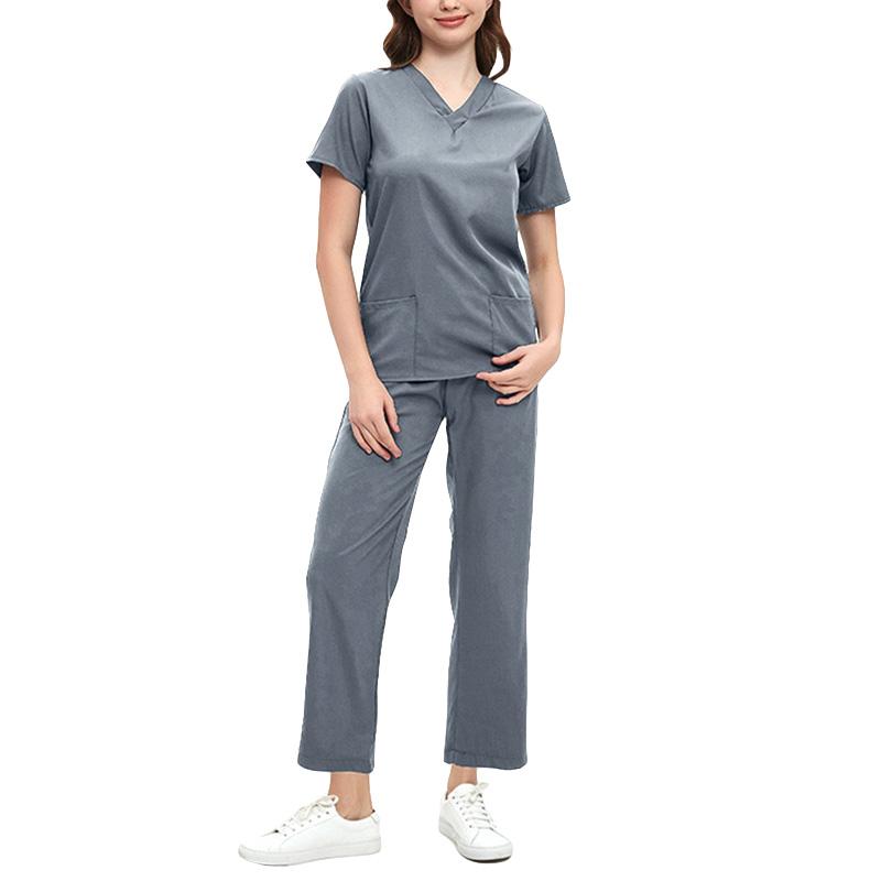 1Set Nurse's Suit Hospital Dental Surgery Suits Operation Room Medical Uniforms Salon Spa Surgical Pajamas Joggers