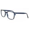 Full Rim Square Transparent Dark Blue Smartbuy Collection Forillon Cp119b Fashion Unisex Eyeglasses