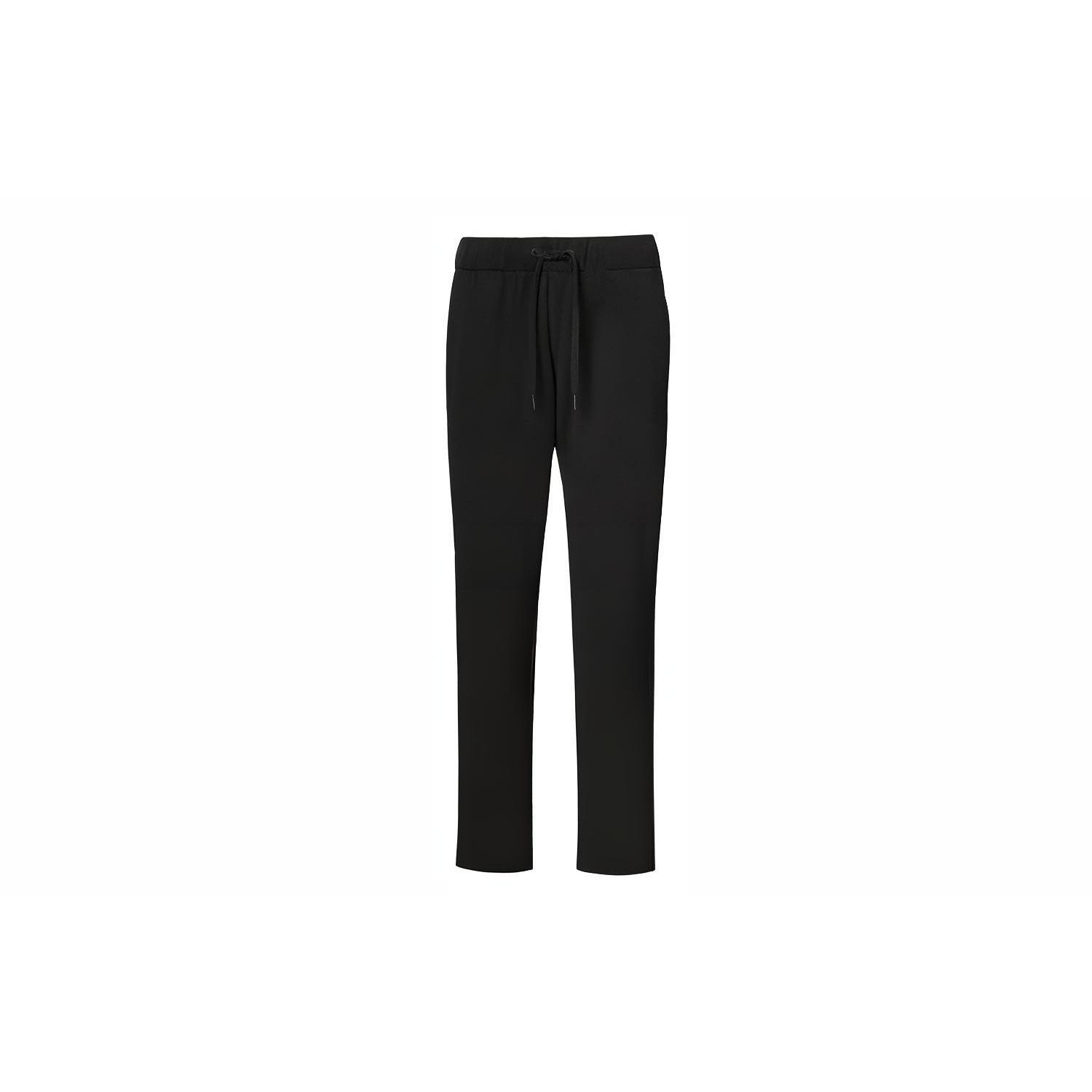 (WMNS) Converse Solid Color High Waist Casual Pants Asia Sizing Black Women s 10019138-A01 S