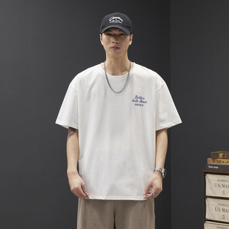 T-shirt Men's Trend Men's Loose Casual Printed Half Sleeved Clothing New Versatile Men's Short Sleeved Shirt