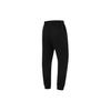 Li-Ning Fitness Series Solid Color Moisture Wicking Quick Dry Tapered Knit Sports Pants Men Bottoms Black AKLU481-1