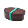 Mitani Yamanaka Lacquerware Bento Single Microwave and Dishwasher Wappa Made In K17582 Box, Tier, Antibacterial, Approx. 550ml, Safe, Style, Oval,