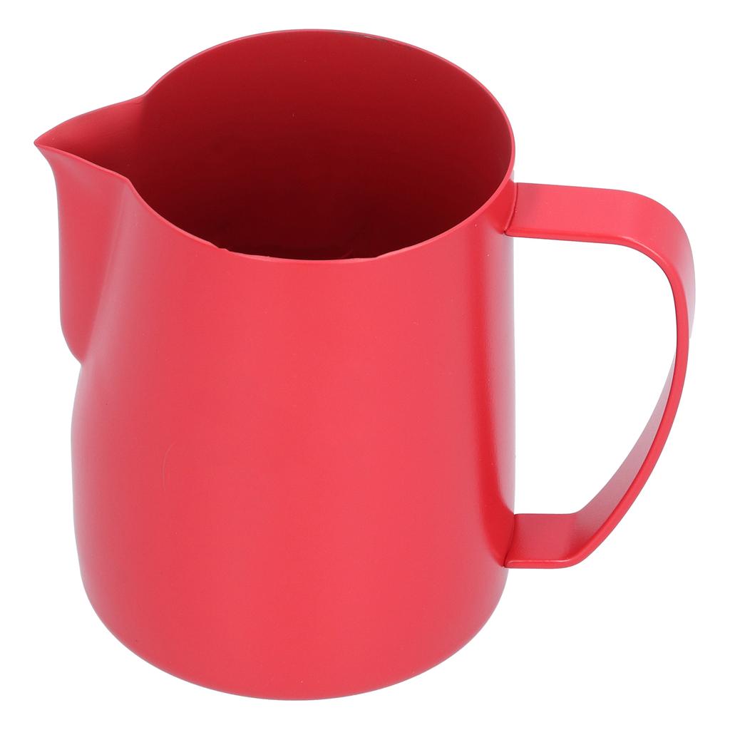 600ml Coffee Latte Art Pitcher Jug Milk Frothing Cup Coffee Making Accessory Red