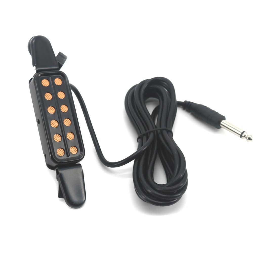 Guitar Soundhole Pickup  Acoustic Guitar Pickup  Fingerhole-Free Folk Guitar Pickup Musical Instrument Accessories